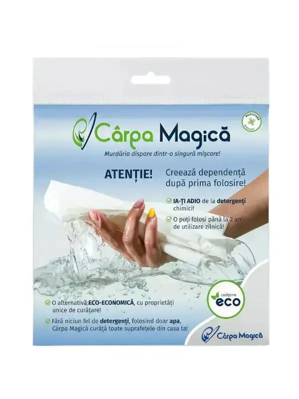 Set 2 lavete universale Carpa Magica, alba, 40 x 40 cm My Store