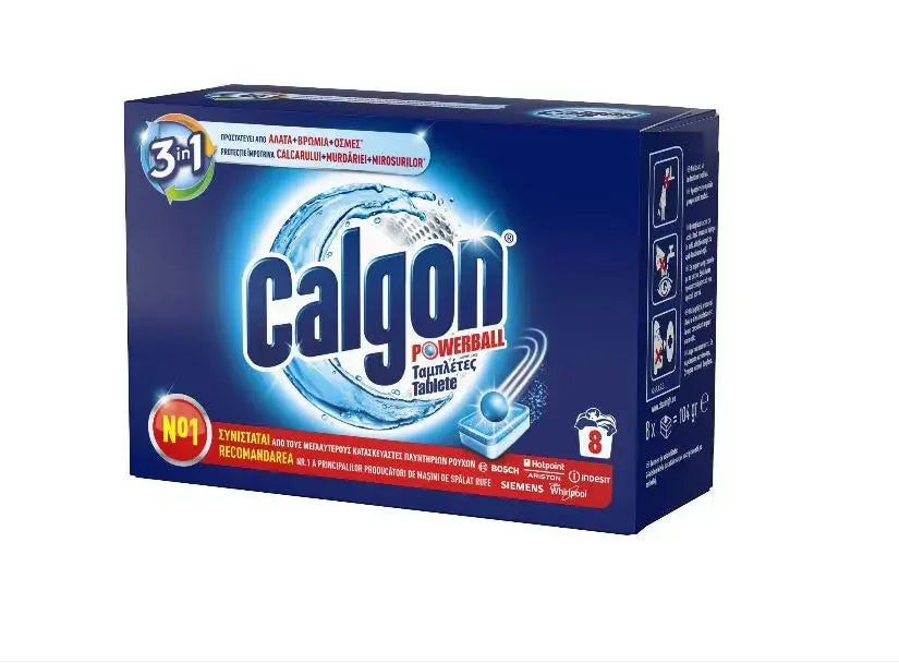 Pachet Baie Fără Calcar - Chanteclair degresant anticalcar + 3in1 Calgon Powerball + Laveta microfibra Carpa Magica