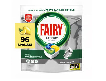 Detergent pentru masina de spalat vase Fairy Platinum, 96 spalari
